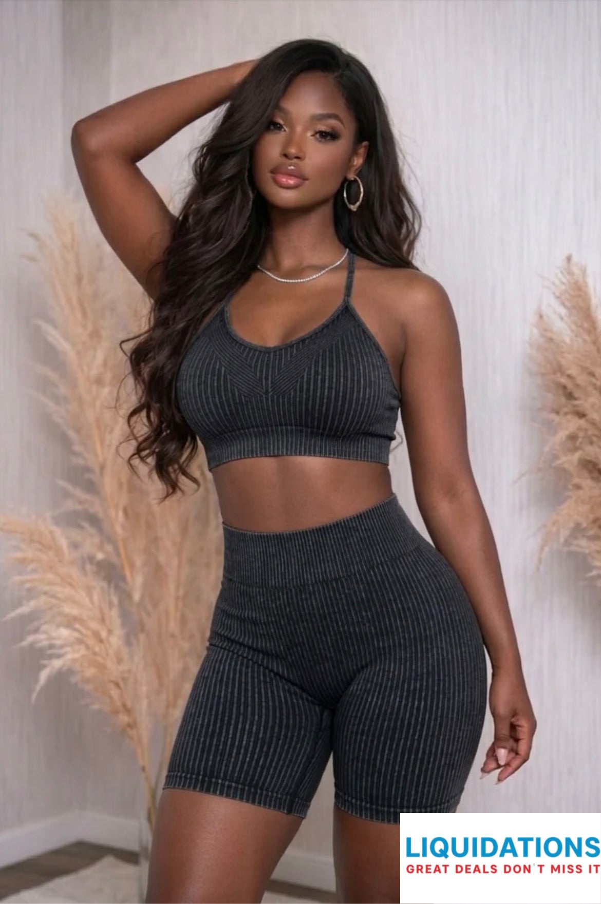 Acid Wash Two Piece Set