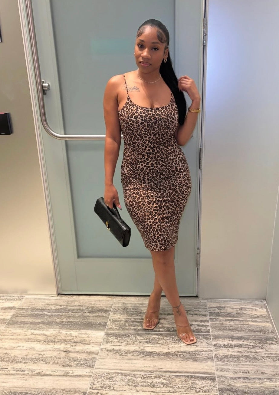 Leopard Midi Dress