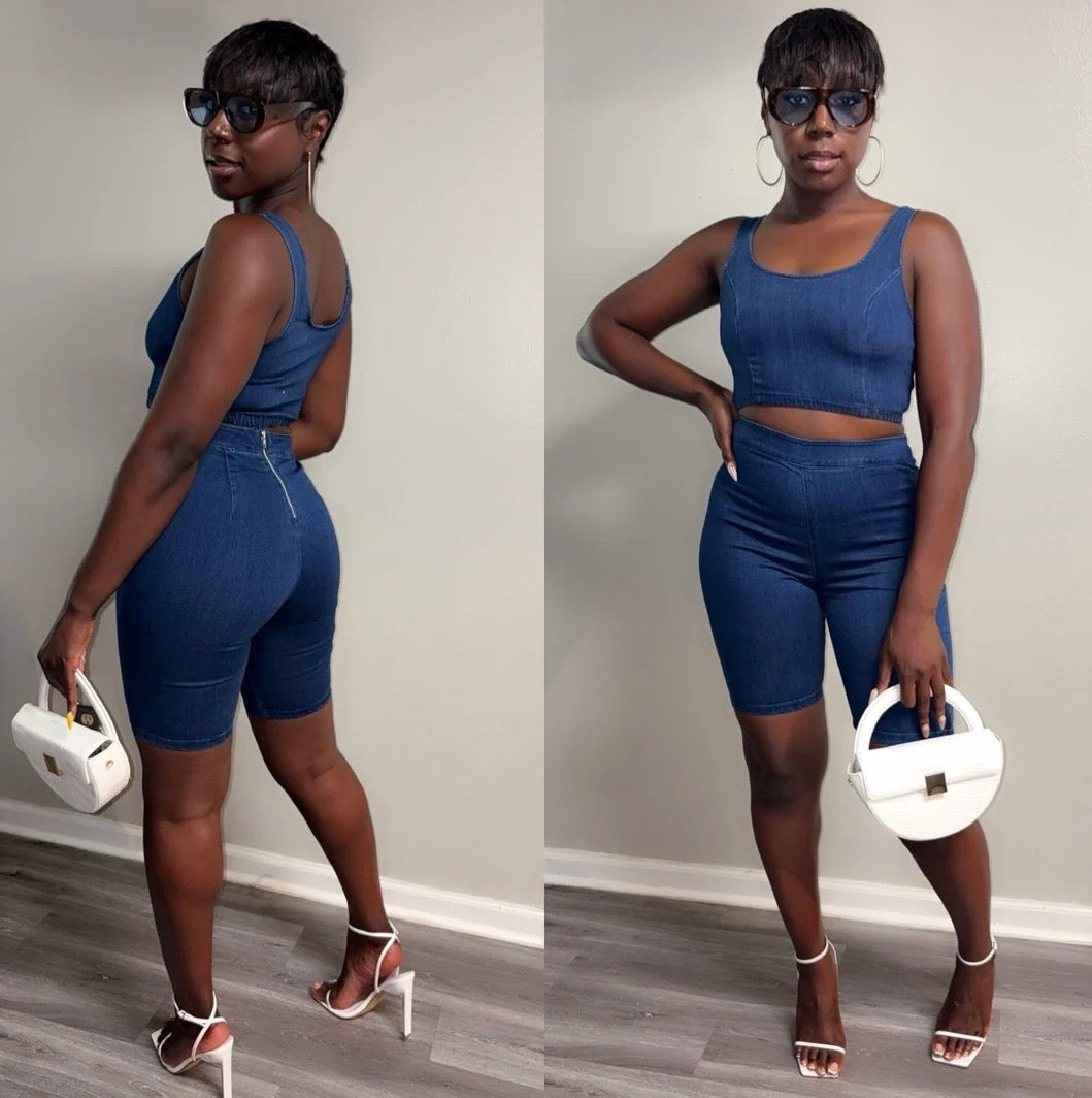 Grown Woman Denim Set