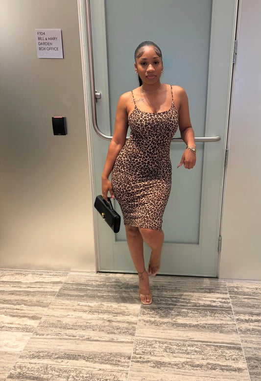 Leopard Midi Dress