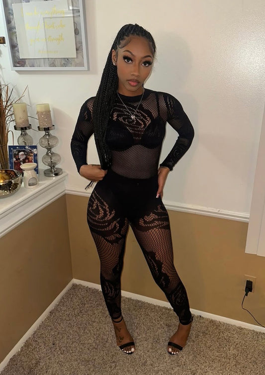 Mesh Poster Girl Rose