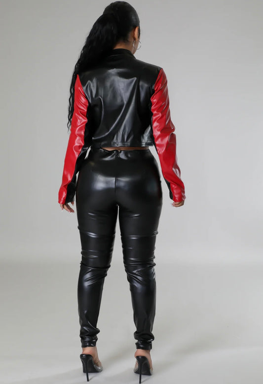 Biker Jacket Set